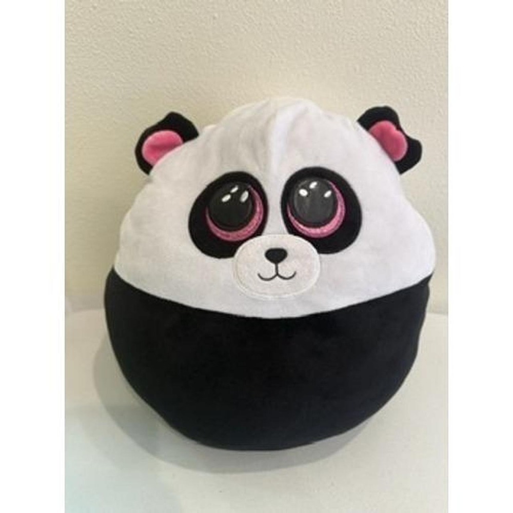 Ty Squish-a-Boos Bamboo the Panda Plush Stuffed Animal Black White Pink 2021